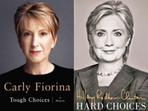 Fiorina and Clinton book covers